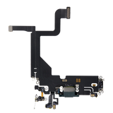 Replacement Charging Port Flex Cable Compatible with Apple iPhone 13 Pro (Used OEM Pull) (Alpine Green)
