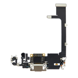 Replacement Charging Port Flex Cable With Board Compatible with Apple iPhone 11 Pro (Used OEM Pull) (Gold)