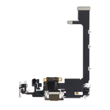 Replacement Charging Port Flex Cable With Board Compatible with Apple iPhone 11 Pro Max (Used OEM Pull) (Gold)