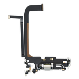 Replacement Charging Port Flex Cable Compatible with Apple iPhone 13 Pro Max (Premium) (Silver)