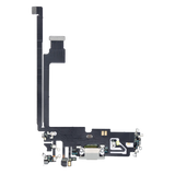 Replacement Charging Port Flex Cable Compatible with Apple iPhone 12 Pro Max (Aftermarket Plus) (Silver)