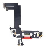 Replacement Charging Port Flex Cable Compatible with Apple iPhone 12 Mini (Aftermarket Plus) (Red)