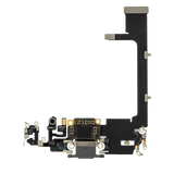 Replacement Charging Port Flex Cable With Board Compatible with Apple iPhone 11 Pro (Aftermarket Plus) (Midnight Green)