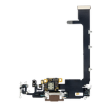 Replacement Charging Port Flex Cable With Board Compatible with Apple iPhone 11 Pro Max (Aftermarket Plus) (Gold)