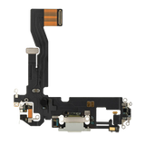 Replacement Charging Port Flex Cable Compatible with Apple iPhone 12 / 12 Pro (Premium) (Silver)