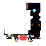 Replacement Charging Port Flex Cable Compatible with Apple iPhone 8 (Premium) (Red)