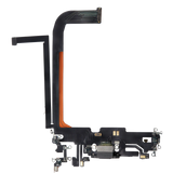 Replacement Charging Port Flex Cable Compatible with Apple iPhone 13 Pro Max (Aftermarket Plus) (Graphite)