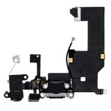 Replacement Charging Port Flex Cable Compatible with Apple iPhone 5 (Space Gray)