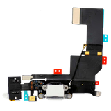 Replacement Charging Port Flex Cable Compatible with Apple iPhone 5S (Silver)