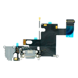 Replacement Charging Port Flex Cable Compatible with Apple iPhone 6 (Premium) (Silver)