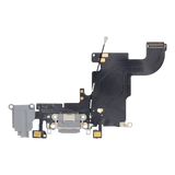 Replacement Charging Port Flex Cable Compatible with Apple iPhone 6S (Aftermarket) (Space Gray)