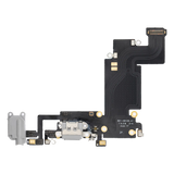 Replacement Charging Port Flex Cable Compatible with Apple iPhone 6S Plus (Aftermarket) (Silver)