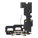 Replacement Charging Port Flex Cable Compatible with Apple iPhone 7 (Aftermarket) (Jet / Matte Black)