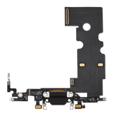 Replacement Charging Port Flex Cable Compatible with Apple iPhone 8 (Premium) (Space Gray)