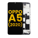 Replacement LCD Assembly With Frame Compatible with OPPO A5 (2020) (Refurbished) (All Colors)