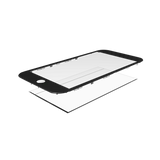 Replacement 2 in 1 (Front Glass + Frame Pre-Installed) Compatible with Apple iPhone 6 (2 Pack) (Black)