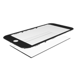 Replacement 2 in 1 (Front Glass + Frame Pre-Installed) Compatible with Apple iPhone 6 Plus (2 Pack) (Black)
