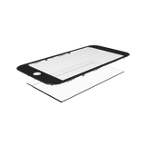 Replacement Glass With Frame Pre-Installed Compatible with Apple iPhone 6S (Black) (Premium / 2 in 1) (2 Pack)