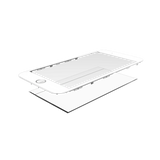 Replacement 2 in 1 (Front Glass + Frame Pre-Installed) Compatible with Apple iPhone 6S (2 Pack) (White)