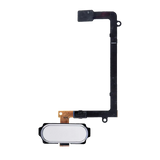 Replacement Home Button With Flex Cable Compatible with Samsung Galaxy S6 Edge (White)