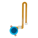 Replacement Fingerprint Reader With Flex Cable Compatible with Motorola Moto E6 Play (XT2029 / 2019) (Turquoise Blue)