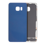 Replacement Back Cover Glass Compatible with Samsung Galaxy S6 Edge (No Logo) (Aftermarket Plus) (Black Sapphire)