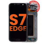 Replacement OLED Assembly With Frame Compatible with Samsung Galaxy S7 Edge G935A (North American Version) (Blemish: Grade A) (Black Onyx)