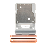 Replacement Dual Sim Card Tray Compatible with Samsung Galaxy S20 FE 5G (Cloud Orange)