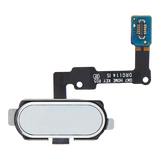Replacement Home Button Flex Cable Compatible with Samsung Galaxy J7 Prime (G610 / 2016) (White)