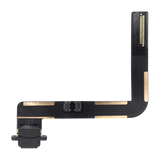 Replacement Charging Port Flex Cable Compatible with Apple iPad Air 1 / iPad 5 (2017) / iPad 6 (2018) (Soldering Required) (Premium) (Black)