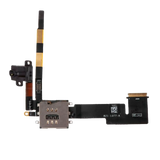 Replacement Headphone Jack And Sim Card Holder Flex Cable Compatible with Apple iPad 2 (3G)