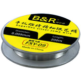 0.009mm*200m B&R Superfine Silver Jumper Wire Compatible with B and R
