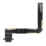 Replacement Charging Port Flex Cable Compatible with Apple iPad Air 1 / iPad 5 (2017) / iPad 6 (2018) (Soldering Required) (Aftermarket Plus) (Black)