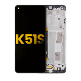 Replacement LCD Assembly With Frame Compatible with LG K51S (Refurbished) (All Colors)