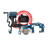 Replacement Charging Port With Flex Cable Compatible with Samsung Galaxy S9 (G960U) (US Version) (Service Pack)