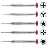 iFlying 2D Precision Screwdriver Kit (Crosshead 1.2mm / Tri-Point Y0.6 / Pentalobe 0.8mm / 2.5mm Convex Cross / Torx T2) (Qianli) Compatible with Qianli
