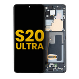 Replacement OLED Assembly With Frame Compatible with Samsung Galaxy S20 Ultra 5G (Refurbished) (Cosmic Black)