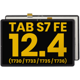 Replacement LCD Assembly Without Frame Compatible with Samsung Galaxy Tab S7 FE 12.4"(T730 / T733 / T735 / T736) (2021) (Refurbished) (Black)