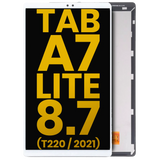 Replacement LCD Assembly Without Frame Compatible with Samsung Galaxy Tab A7 Lite 8.7" (2021) (T220) (WiFi Version) (Refurbished) (White)