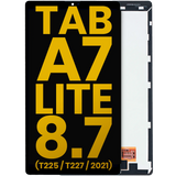 Replacement LCD Assembly Without Frame Compatible with Samsung Galaxy Tab A7 Lite 8.7" (2021) (T225 / T227) (Cellular Version) (Refurbished) (Black)