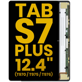 Replacement OLED Assembly Without Frame Compatible with Samsung Galaxy Tab S7 Plus 12.4" (T970 / T975 / T976) (2020) (Refurbished) (Black)