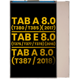 Replacement LCD Only Compatible with Samsung Galaxy Tab A 8.0" (2017) (T380 / T385) / Tab A 8.0" (2018) (T387) / Tab E 8.0" (2016) (T375 / T377 / T378) (Refurbished)