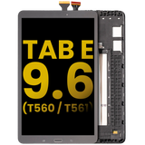 Replacement LCD Assembly With Frame Compatible with Samsung Galaxy Tab E 9.6" (T560 / T561 / T567) (2015) (Refurbished) (Black)