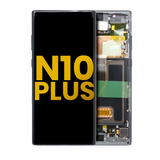 Replacement OLED Assembly With Frame Compatible with Samsung Galaxy Note 10 Plus / 5G (Refurbished) (Aura Black)