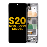 Replacement OLED Assembly With Frame Compatible with Samsung Galaxy S20 5G (Non-Verizon 5G UW Frame) (Refurbished) (Cosmic Gray)