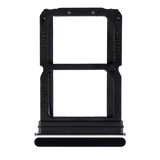 Replacement Dual Sim Card Tray Compatible with OnePlus 6T (A6010 / A6013) (Mirror Black)