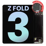 Replacement Inner OLED Assembly With Frame Compatible with Samsung Galaxy Z Fold 3 5G (US & International) (Service Pack) (Phantom Black)