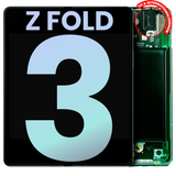 Replacement Inner OLED Assembly With Frame Compatible with Samsung Galaxy Z Fold 3 5G (US & International) (Service Pack) (Phantom Green)