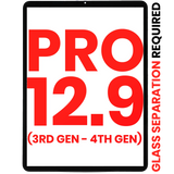 Replacement Digitizer Compatible with Apple iPad Pro 12.9" 3rd Gen (2018) / 12.9" 4th Gen (2020) (Glass Separation Required) (Aftermarket Plus) (All Colors)