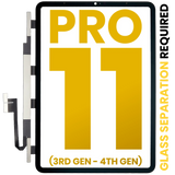 Replacement Digitizer Compatible with Apple iPad Pro 11" 3rd Gen (2021) / Pro 11" 4th Gen (2022) (Glass Separation Required) (Premium) (All Colors)